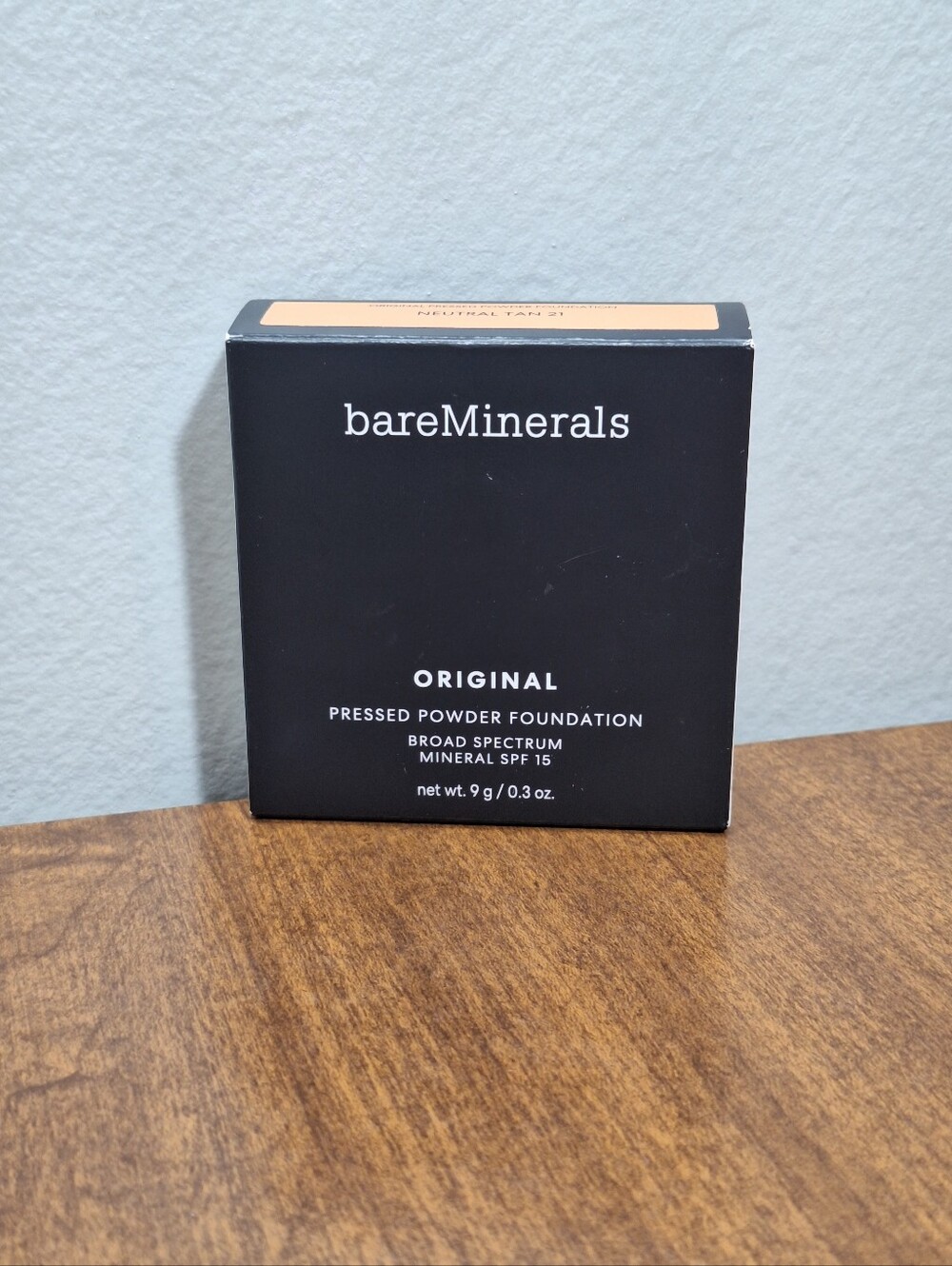bareMinerals Original Pressed Powder Foundation SPF 15 Neutral Tan 21  0.3 Oz